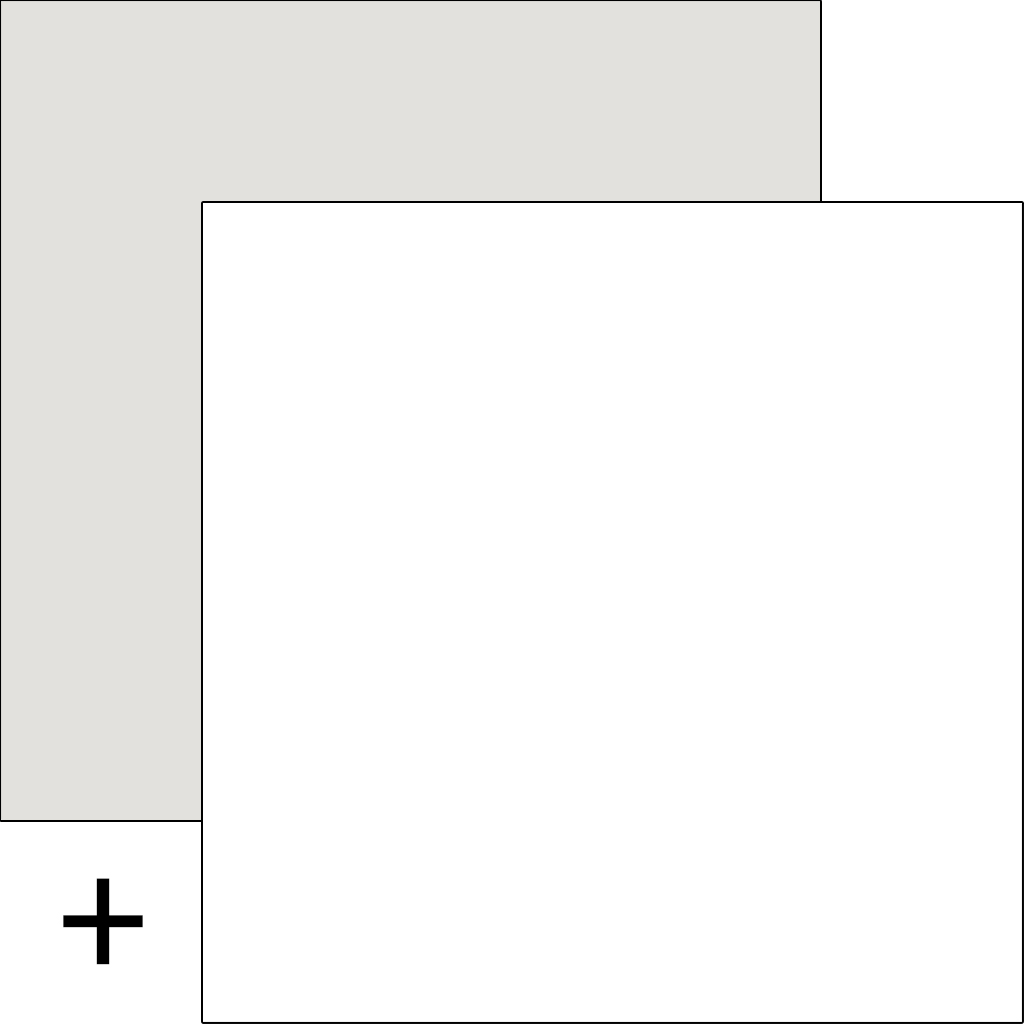 Бял лак гланц (корпус) + Бял лак мат (вътрешна рамка/акцент)