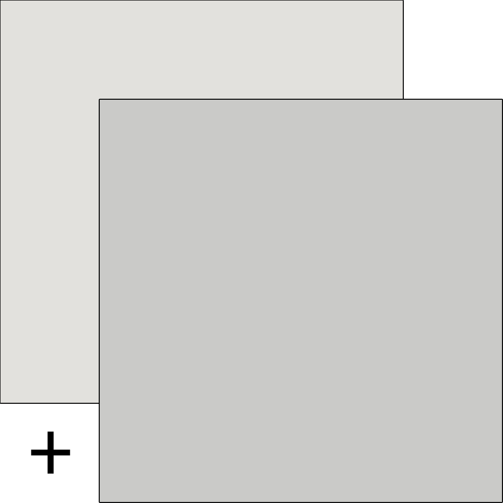 Светлосив лак гланц (корпус) + Бял лак мат (вътрешна рамка/акцент)